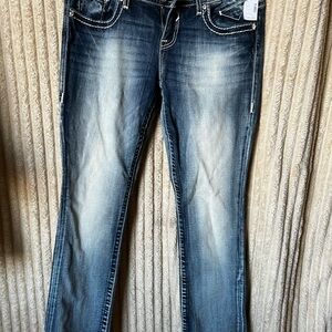 Vigoss Women's Boot Cut Jeans in Blue